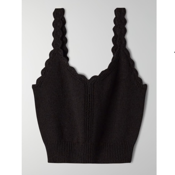 Sunday Best Aritzia black 
Eowyn Knit Top size XXS - Picture 1 of 6